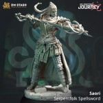 Saori, Serpentfolk Spellsword - DM Stash 