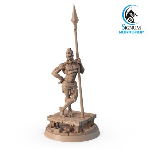 Model with spear - Signum Workshop