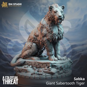 Sabka, Giant Sabertooth Tiger - DM Stash
