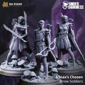 Drow Soldiers, różne warianty - DM Stash