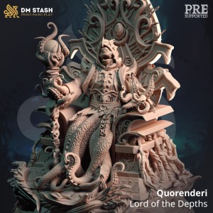 Quorenderi, Lord of the Depths on Throne - DM Stash 