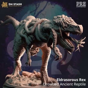 Eldrasorous Rex, Drowned Ancient Reptile - DM Stash 