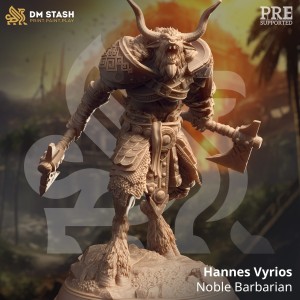 Hannes Vyrios, Noble Barbarian - DM Stash