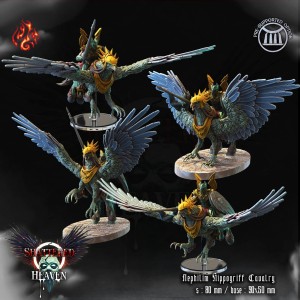 Nephilim Hippogriff Cavalry, różne warianty - Crippled Gοd Foundry