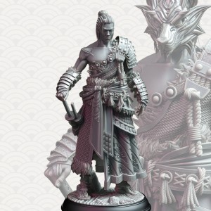 Kaoru Okami, Samurai of the Wolf - DM Stash 