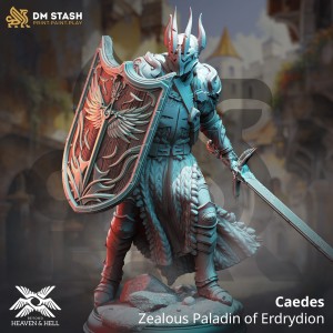 Caedes, Zealous Paladin of Erdrydion - DM Stash 
