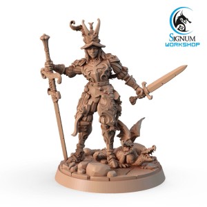 Guard with two swords, the Red Falcon infantry - Signum Workshop