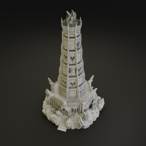 Shadowspire Citadel, Dark Tower - TabletopTerrain