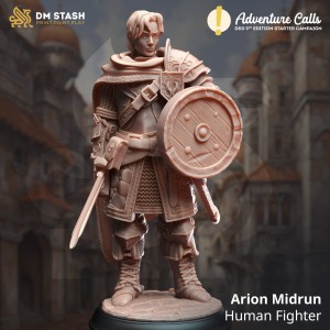 Arion Midrun, Human Fighter - DM Stash