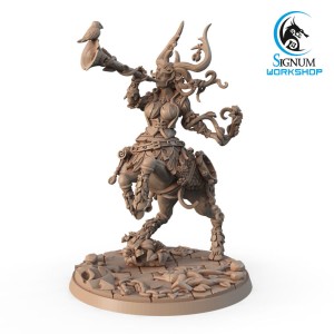 Lady Centaur Bard with Horn - Signum Workshop