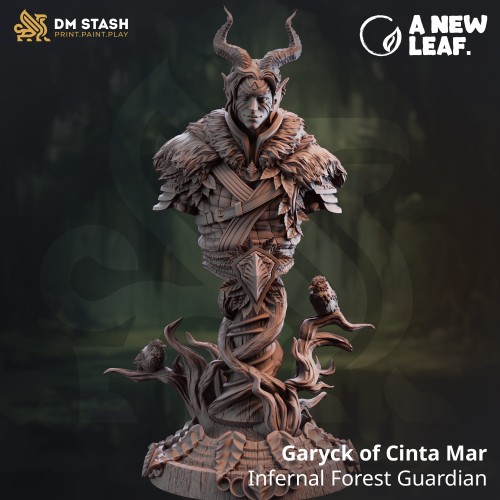 Garyck of Cinta Mar, Infernal Forest Guardian -Bust.jpg