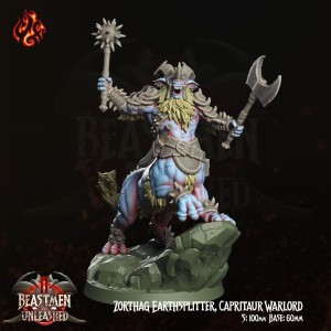 Zorthag Earthsplitter, Capritaur Warlord  - Crippled Gοd Foundry