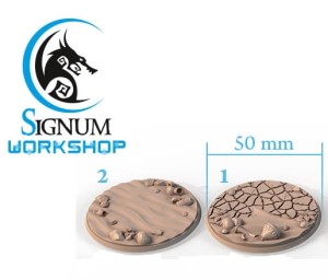 South bases round 4x pack 50mm 
