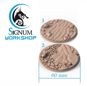 South bases round 3x pack 60mm 