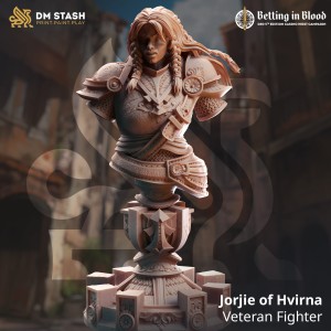 Popiersie Jorjie of Hvirna, Veteran Fighter - DM Stash 