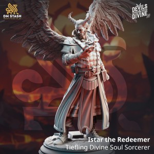 Istar the Redeemer, Tiefling Divine Soul Sorcerer - DM Stash