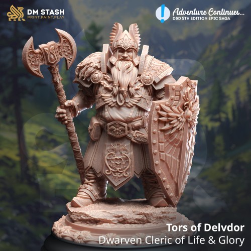 Tors of Delvdor - Dwarven Cleric of Life &amp; Glory.jpg